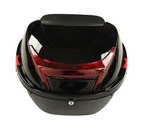 KIMISS Rear Top Box Storage Case for Most Motorcycles - Waterproof Lockable for Motorbike Accessories