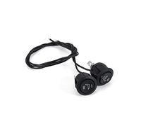 KIMISS Replacement for Seat Heater Switch, 2x Universal 3 Pin Round Heated Rocker Hi-Low-Off Control, Black, Rocker, Push Button, HIGH-LOW-OFF