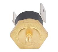 KIMISS Rewritten High Sensitivity KSD301 Copper Thermostat Bimetal Normally Closed M4 Snap Disc Temperature Switch Adjustable Temperature Control Switch (110℃)