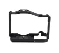 KIMISS Robust Camera Cage, Camera Video Cage, Aluminum Alloy Multi Hole Expansion Protective Frame with Cold Shoe Mount for R7 R8 Black, Compact and Easy Carry