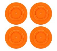 KIMISS RV Leveling Pads, 4 Pack PP Round Jack Pads 20cm for Trailer Stabilizer Jacks, Anti Sink Base Heavy Duty Support for Parking Storage on Soft Ground