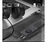 KIMISS SC2 USB, Free Sound Card with Indicator Creative Sound Blasterx Multifunction DrivE Soundkarte for Desktop PC Laptop