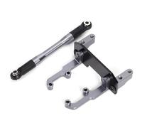 KIMISS SCX10 II Servo Mount Base with Steering Link Rod for 1/10 RC Crawler,Durable Aluminum Alloy Construction