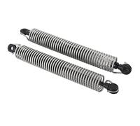 KIMISS Set of 2 Trunk Tension Spring Car Rear Boot Tension Spring Car Gas Spring for Boot Lid Gas Springs 51247204366 51247204367 Iron Silver for 5 Series F10 01/2009-10/2016v