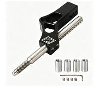 KIMISS Shift Knob Extender Adjustable Aluminum 22cm Locking (Black)