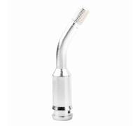 KIMISS Shift Knob Extender, Gear Shifter Stick Lever Bend Extension for T4 Silver with Chromed Material, Easy Install, Comfortable Drive Operation