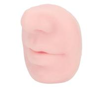 KIMISS Silicone Nose Model with Mouth - Ble Soft Imitation Nose Display for Jewelry Teaching and Practice (Light Skin)