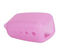 KIMISS Silicone Toothbrush Covers, Toothbrush Protective Head Cover Electric Electric Manual Travel Containers Light Rose Red Blue Turquoise Transparent White Head Cover (#1)