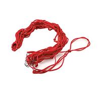KIMISS Slow Feed Bag, Feeding Supplies 3 Color Large Heavy Duty Poly Horse Bg Nylon Feeder Equine Net Red With Hanger M (Red)