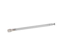 KIMISS SMA Male Connector Telescopic Antenna, Silver Alloy 40MHz-6G Frequency for LimeSDR Radio Communication & SDR Aerial Applications