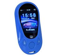 KIMISS Smart LCD Touch Screen Keyless Entry Remote Car Key for Start/Stop Engine Button - Universal Fit for Various Models, Includes LCD Display & Key Functionality (Blue)