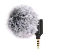 KIMISS Smartphone Microphone Noise Reduction for Mobile Phones - Adjustable 90 Degree Rotating Plastic & Metal Design for Exceptional Recording Quality (3.5mm)