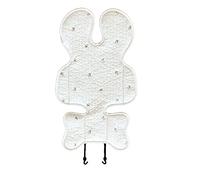 KIMISS Soft Baby Stroller Cushion - Breathable Pure Cotton Infant Car Head, Neck & Body Support, Ergonomic Design for Newborns (#3)
