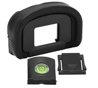 KIMISS Soft Long Design Camera Eyepiece Eyecup Replacement Viewfinder Protector for -1D X with Camera Hot Shoe Level and Cover - Original Eyeshape