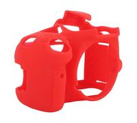 KIMISS Soft Silicone Camera Case Shock Proof Anti Slip Personalized Protective Cover for D3200 Material 14 X 10 7cm (Red)