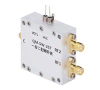 KIMISS SPDT RF Switch Module for High Isolation Microwave Control, 0.1 to 6GHz Electronic Switch for Communication Systems, Low Insertion Loss Solution