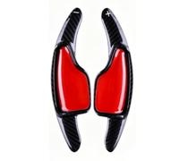 KIMISS Steering Wheel Shift Paddle Cover Carbon Fiber Wider (Black)