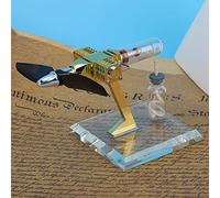 KIMISS Stirling Engine Model Kit - Physics Education Toy for Kids, Hot Air Stirling Engine Experiment with Mechanical Propeller