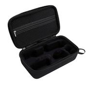 KIMISS Storage Case Fit for DJI OSMO Pocket 4 Camera, Water Proof Scratch Proof Hard Shell Travel Carrying Bag for Accessories, Lightweight Nylon Protective Case for Outdoor Use (Black)