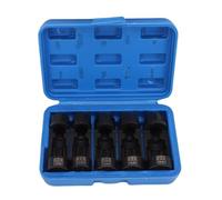 KIMISS Strut Nut Sockets,12 Points 1/2in Suspension Strut Nut Sockets Tool 18mm 19mm 21mm 22mm 24mm Drive Suspension Spreader Socket for Various Vehicle