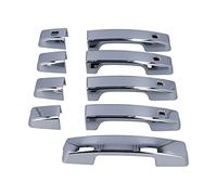 KIMISS Stylish Exterior Door Handle Trim, 9pcs Decoration Fit for Defender 2020-2021, Premium ABS Material, Paste Mounting, Easy Installation, Enhances Car Style, Protects Against