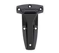 KIMISS T Hinge 5.5 Inch Soft Closing Heavy Duty Zinc Alloy (Black)