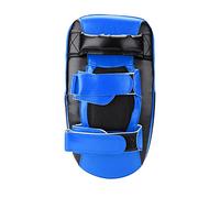 KIMISS Taekwondo Kick Pads Muay Thai Boxing Kicking Curve Pad Hand Feet Target Punching Training Shield Kickboxing Training Pads (Black Blue)