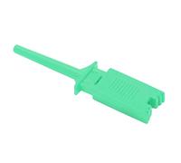 KIMISS Test Clips for Accurate Electrical Testing - 20pcs Pure Copper Clamp for Mathematics & Multimeter Applications,Durable Circuit Testing Accessories (Green)