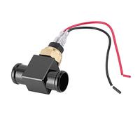 KIMISS Thermostat Water Temperature Switch Kit High Performance CNC Aluminum Radiator Fan Temp Sensor for Motorcycle ATV Off Road Vehicles (Black)