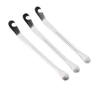 KIMISS Tire Iron Spoons, 3PC Heavy Duty Steel Tire Changing Tool Kit with Ergonomic Grip and Rim Protectors, for Motorcycle Car Truck Scooter Dirt Bike Lawn Mower Removal and