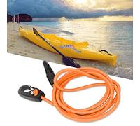 KIMISS Tow Line Paddleboard Tow Rope 189Cm Elastic String Boatingk Paddle Safety Rod Leash With Carabiner For Paddling(Orange) (Orange)
