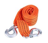 KIMISS Tow Rope Tow Cable For Car Towing Strap Tow Rope Heavy Duty Tow Rope Tow Strap 4m Tow Rope Car Trailer Towing Rope Heavy Duty Towing Straps & Ropes with Hooks Load 3 Ton Orange