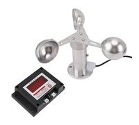 KIMISS Tower Crane Anemometer Alarm Wind Speed Meter with 3 Cup Design, Weather Station & Wind Speed Alarm for Accurate Measurement