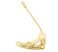 KIMISS TP-6 Style Electric Guitar Vibrato Bridge Tailpiece Zinc Alloy Bridge Stop Bar Tailpiece for SG Guitar Compatible with Vintage Design (Gold)