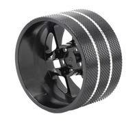 KIMISS Transmitter Hand Wheel Metal Steering Wheel for Fit for Futaba, Fit for Dumborc, for RadioLink, for Wfly - Lightweight, Glossy, and Impact Resistant Design