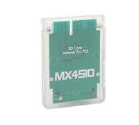 KIMISS Transparent Storage Card Adapter for - Plug and Play Memory Card Reader for MX4SIO Compatible with 2 (Transparent White)