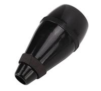 KIMISS Trumpet Practice Mute Lightweight ABS Silencer for Beginners, Universal Fit for All Trumpets, Ideal for Jazz, Classic, and Band Performance, Noise Reduction ND24 (Black)