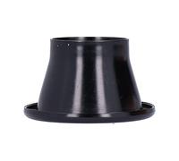 KIMISS Turbo Horn Adapter for - 2.6in CNC Aluminum Cold Air Intake Upgrade, Lightweight Performance Part (Black)