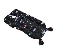 KIMISS Two-Sided Baby Stroller Liner with Cute Cartoon Patterns - Soft & Cozy Stroller Pad for Infants, S Resistant and Easy to Install (【Little Aerospace Home】)