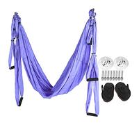 KIMISS Ultralight Yoga Hammock - Anti-Gravity Yoga Swing for Home Fitness, Bility, and Spinal Decompression (Blue Purple)