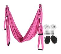 KIMISS Ultralight Yoga Hammock - Anti-Gravity Yoga Swing for Home Fitness, Bility, and Spinal Decompression (Pink)