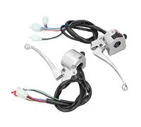 KIMISS Universal 22mm Motorcycle Handlebar Switch Set for JH70 JH90 - Left Right Brake Aluminum Alloy Replacement