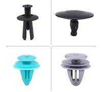 KIMISS Universal Assorted Car Body Push Pin Rivet Trim Bumper Fixed Clamp Push Type Retainers - 730pcs 17 Sizes Assorted Car Body Clips