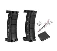 KIMISS Universal Car Steering Wheel Remote Controller - Wireless DVD Navigation Buttons, Black