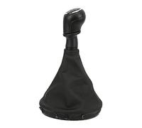 KIMISS Universal Gear Shift Knob Cover PU Leather Black Replacement for Transport T5 T6 2003-2011 Car Shift Knob Cover (6th Gear)