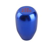 KIMISS Universal Gear Shift Knob Manual Gear Shifter Stick Car Shifter Adapter with 3 Adapters 6-Speed Manual Transmission Aluminum Racing Shift knob Gear Shift Head Shifter 6 Speed(Blue)