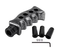 KIMISS Universal Manual Transmission Car Pistol Grip Knife Handle Gear Lever Knob (Titanium)