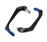 KIMISS Universal Motorcycle Brake Protector, Motorbike Handlebar Lever Guards, 7/8Inch Aluminum Alloy Handlebar Brake Protector (Blue)