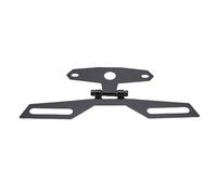 KIMISS Universal Motorcycle License Plate Bracket, for ATV Motorbike, Adjustable Folding Mount with Tail Light Holder, Secure Fit License Plate Frame