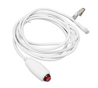 KIMISS Universal Nurse Call Cord Replacement with Red Push Button - 9.8ft 6P4C Cable for Alert Systems and Caregiver Assistance